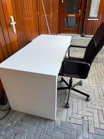 Bureau inclusief bureaustoel - nette set!, Huis en Inrichting, Bureaus, Ophalen of Verzenden, In hoogte verstelbaar, Gebruikt