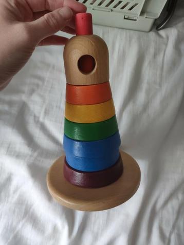 Baby peuter houten speelgoed stapel toren beschikbaar voor biedingen