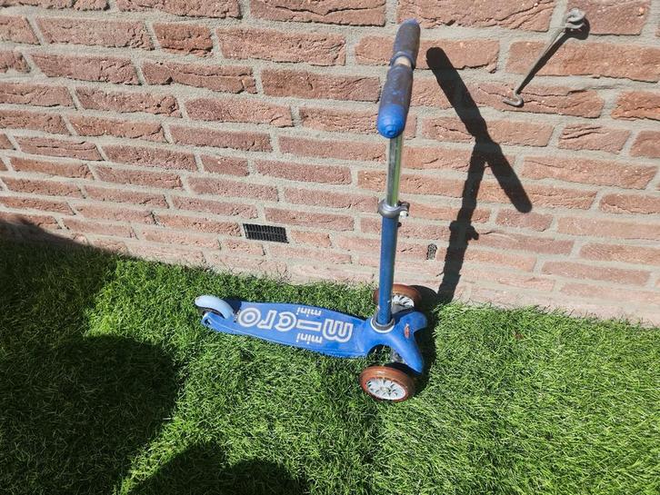Mini micro step Blauw, Kinderen en Baby's, Speelgoed | Buiten | Voertuigen en Loopfietsen, Gebruikt, Overige typen, Ophalen of Verzenden