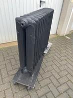 Gietijzeren radiator zwart met motief., Ophalen, Gebruikt, Radiator, 60 tot 150 cm