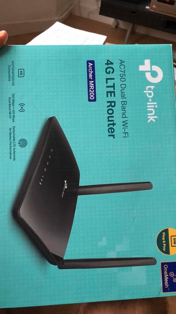 TP-Link Archer MR200 AC750 Dual Band Wifi, Computers en Software, Routers en Modems, Gebruikt, Router met modem, Ophalen of Verzenden