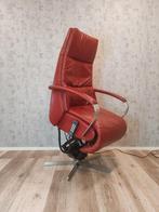 Luxe Prominent Humberto Tan sta op stoel relax fauteuil, Prominent, Minder dan 75 cm, Leer, Ophalen of Verzenden