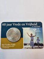Vredes Vijfje 2005 - 60 jaar Vrede en Vrijheid, Zilver, Ophalen of Verzenden, Losse munt, 5 gulden