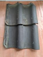 ovh blauw gesmoord dakpan, gevelpan, nokvorst, eindnok, Ophalen, Gebruikt, Steen of Klei, Overige typen