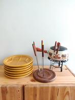 Vintage fondueset, Ophalen, Overige materialen, Gebruikt, Overige typen