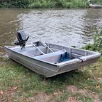 Qwest platbodem aluminium, Watersport en Boten, Ophalen, Tot 10 pk, Aluminium, Zo goed als nieuw