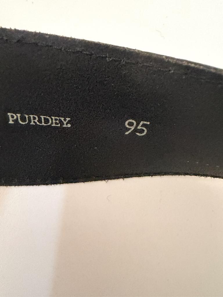 Purdey riem 95, Kleding | Dames, Zwart, 90 tot 100 cm, Ophalen of Verzenden, Zo goed als nieuw