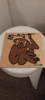 Educo houten puzzel aap, Gebruikt, Ophalen of Verzenden, Van hout, Minder dan 10 stukjes