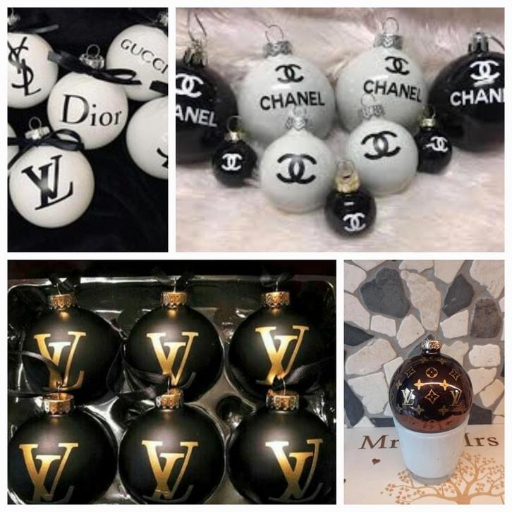 BLACK FRIDAY Dior LV Armani kerst Kerstballen⛄❄️🎄, Diversen, Kerst, Nieuw, Ophalen of Verzenden