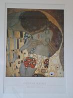 De Kus van Klimt in messing lijst 61x81 cm, Ophalen, Schilderij