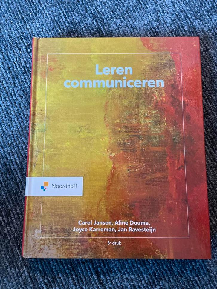 Leren Communiceren - Noordhoff, Boeken, Studieboeken en Cursussen, Gelezen, HBO, Ophalen of Verzenden