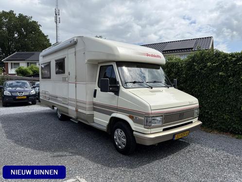 Fiat 290 Dethleffs | Luchtvering | Luifel | Zonnepaneel | 4, Caravans en Kamperen, Campers, Bedrijf, Half-integraal, tot en met 4