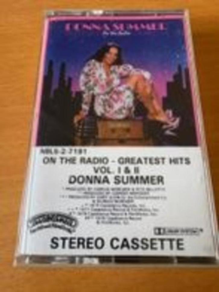 Donna Summer on the radio muziek cassette Greatest hits DP, Cd's en Dvd's, Cassettebandjes, Gebruikt, Origineel, Dance, 1 bandje
