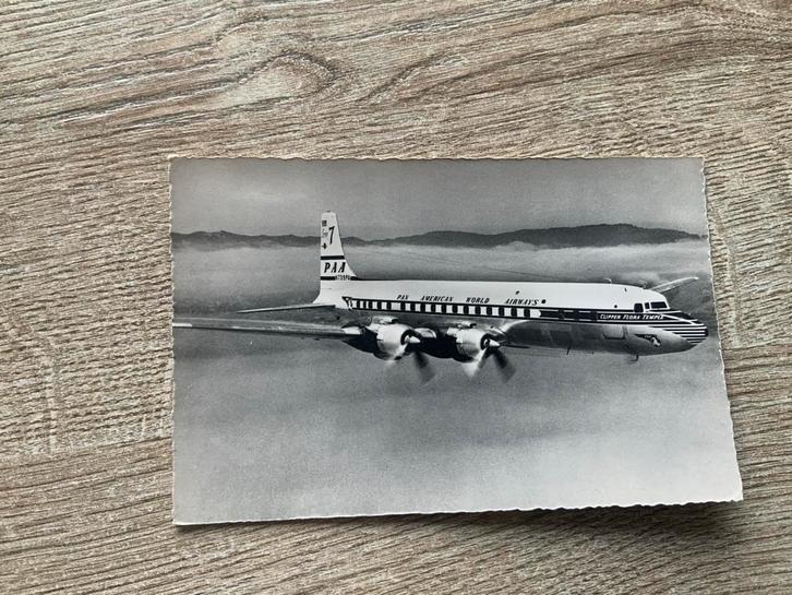Douglas DC-7C, Verzamelen, Ansichtkaarten | Nederland, Ophalen of Verzenden