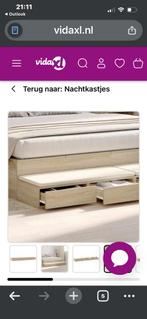 Bedlades  180 x 36,5 x 16,5 cm, Huis en Inrichting, Slaapkamer | Nachtkastjes, Ophalen, Nieuw, 65 cm of meer, Minder dan 55 cm