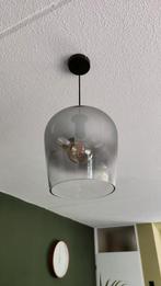 Hanglamp glas kwantum, Huis en Inrichting, Lampen | Hanglampen, Minder dan 50 cm, Glas, Ophalen of Verzenden, Zo goed als nieuw