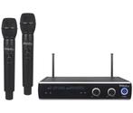 Dubbele UHF microfoon set 2 hand microfoons 863.9 & 864.9MHZ, Muziek en Instrumenten, Microfoons, ., Overige typen, Nieuw, Ophalen of Verzenden