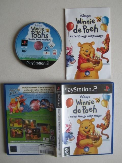 Winnie de Poeh Pooh PS2 Playstation 2, Spelcomputers en Games, Games | Sony PlayStation 2, Gebruikt, 1 speler, Ophalen of Verzenden