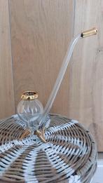 Vintage bohemian kristallen cognac pijp czechoslovakia, Ophalen of Verzenden