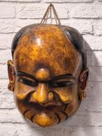Oosters houten masker handgemaakt, Ophalen of Verzenden