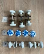 Grote Knopkrukken PORSELEIN Deurklinken met Draaiknop ANTIEK, Ophalen of Verzenden