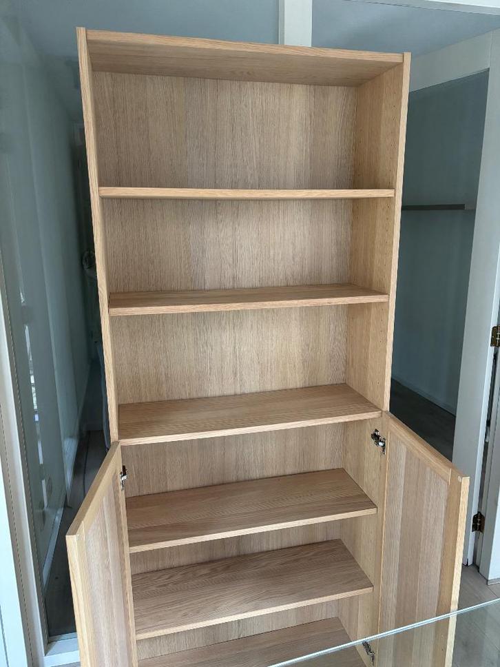 Ikea billy kast, Huis en Inrichting, Kasten | Boekenkasten, Zo goed als nieuw, 50 tot 100 cm, 200 cm of meer, 25 tot 50 cm, Met deur(en)