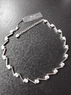 Monet signature 925 ketting, Sieraden, Tassen en Uiterlijk, Kettingen, Met kristal, Ophalen of Verzenden, Zo goed als nieuw, Zilver