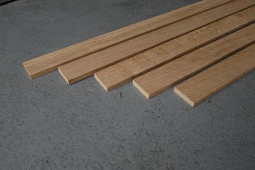 EIKEN Hardhouten Geschaafde Latten: Scherpste Prijs van NL!, Doe-het-zelf en Verbouw, Plinten en Afwerking, Nieuw, Plinten, Eiken