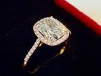 Prachtige gouden ring/ diamanten 1.79ct met HRD certificaat!, Nieuw, Ophalen of Verzenden, 17 tot 18, Met edelsteen