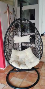 Ei stoel (Xenos), Huis en Inrichting, Stoelen, Ophalen, Zwart, Zo goed als nieuw, Metaal