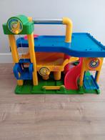 Sint: Speelgarage met wasstraat en lift + zak auto's, Kinderen en Baby's, Ophalen, Gebruikt, Handmatig, Overige merken