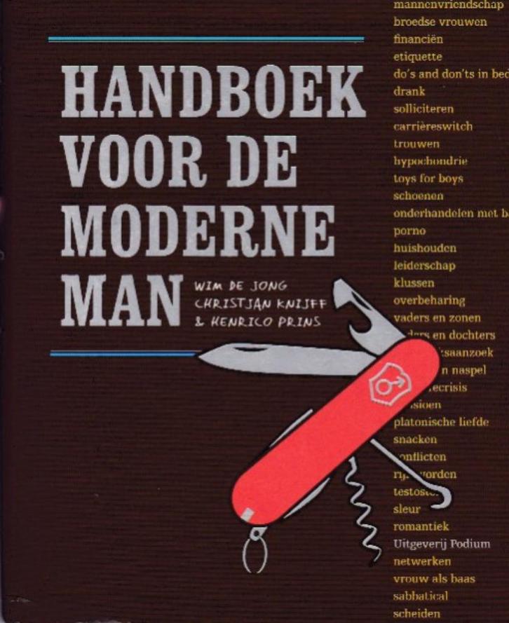 Christjan Knijff e.a. - Handboek voor de moderne man, Boeken, Overige Boeken, Zo goed als nieuw, Ophalen of Verzenden