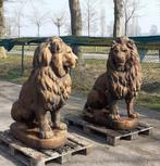 Aktie set grote leeuwen inclusief levering, Tuin en Terras, Tuinbeelden, Ophalen of Verzenden, Nieuw, Beton, Dierenbeeld