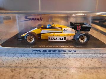 Renault F1 RE50 2nd French GP 1984 Patrick Tambay S1708 1:43 beschikbaar voor biedingen