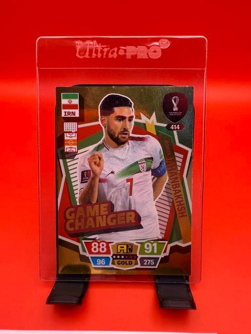 Alireza Jahanbakhsh GAME CHANGER Panini WK 2022 Gold 414, Verzamelen, Sportartikelen en Voetbal, Zo goed als nieuw, Poster, Plaatje of Sticker