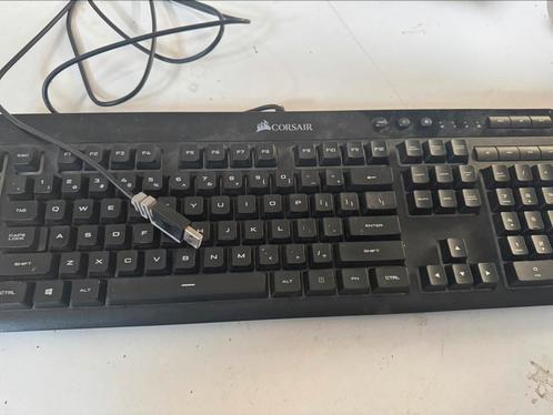 Corsair K55 RGB toetsenbord, Computers en Software, Toetsenborden, Gebruikt, Qwerty, Bedraad, Gaming toetsenbord, Multimediatoetsen