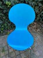 3 retro vlinderstoelen, Huis en Inrichting, Ophalen, Gebruikt, Drie, Blauw