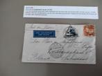 KLM B 104 c retourpost UIVER  BS  Batavia 26 dec, 1934 !!!, Postzegels en Munten, Verzenden