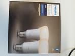 Philips Hue White Bluetooth E27 Duopack 2x, Huis en Inrichting, Lampen | Losse lampen, Ophalen of Verzenden, Nieuw, E27 (groot)