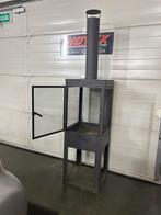 #Tuinhaard Antraciet met Hout voorraad Onderkant Haard, Ophalen of Verzenden, Gebruikt