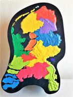 Groot Blik Kaart Nederland 40x23 cm, Verzamelen, Blikken, Ophalen of Verzenden, Overige, Overige merken