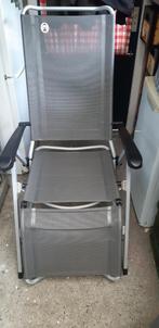 Ligstoelen met badstofhoezen, Tuin en Terras, Ophalen, Gebruikt, Aluminium, Inklapbaar