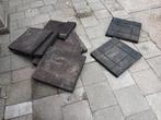rubber tegels/matten, Tuin en Terras, Tegels en Klinkers, Ophalen, Gebruikt, Overige typen, Rubber
