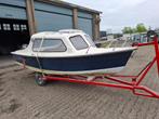 Kajuitboot met trailer, Watersport en Boten, Gebruikt, Ophalen of Verzenden, Tot 6 meter, Polyester