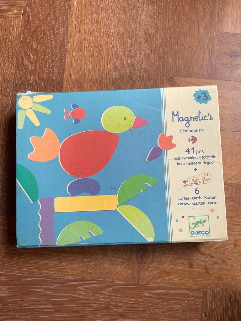Djeco Magnetic's Geofantasie - Magnetisch Speelgoed, Kinderen en Baby's, Speelgoed | Educatief en Creatief, Ophalen of Verzenden