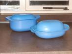 Tupperware ultrapro oven schaal blauw, Huis en Inrichting, Keuken | Tupperware, Blauw, Schaal, Ophalen of Verzenden, Zo goed als nieuw