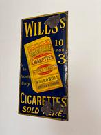 Emaille bord Will’s Cigarettes, Ophalen