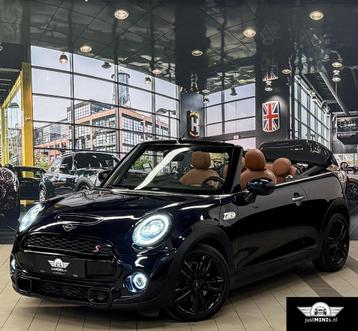 MINI COOPER S CABRIO AUT LEDER CARPLAY NAVI 17 inch JCW beschikbaar voor biedingen