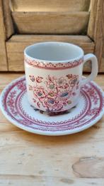 VINTAGE KOP EN SCHOTEL DORSET WOOD EN SONS BURSLUM ENGELAND, Antiek en Kunst, Antiek | Servies los, Ophalen of Verzenden
