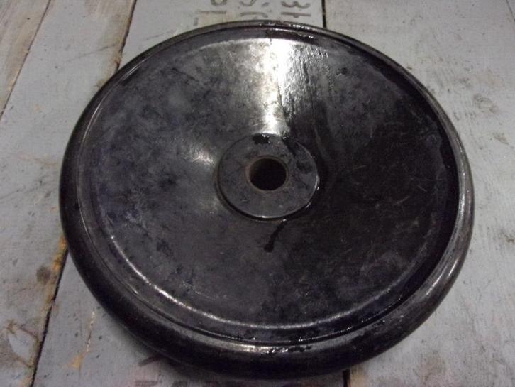 Handwiel bakeliet 205 mm x 56 mm vintage industrieël, Antiek en Kunst, Curiosa en Brocante, Ophalen of Verzenden